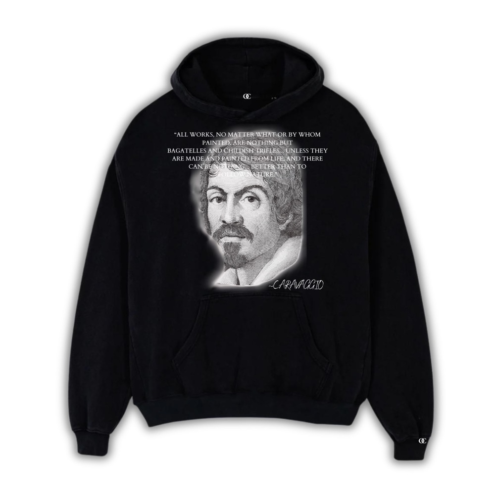 Luxury Oversized Eco Friendly Caravaggio Graphic Hoodie